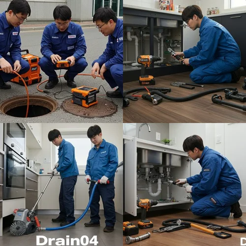 안중읍 하수구 뚫음 하수도 공장 배관