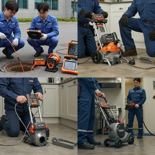 칠괴동 싱크대 막힘 배수구 하부장 누수