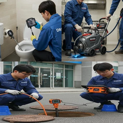 칠괴동 싱크대 막힘 배수구 하부장 누수