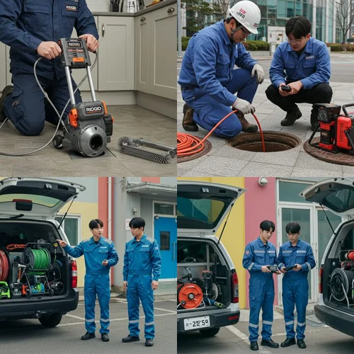 칠괴동 싱크대 막힘 배수구 하부장 누수