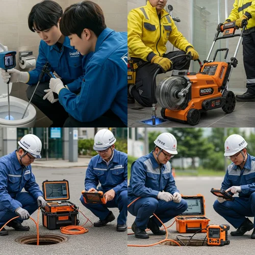 청룡동 하수구 뚫음 하수도 배관 청소