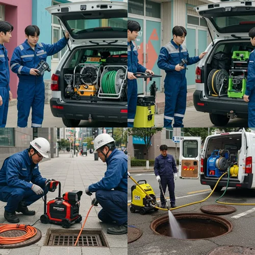 지산동 하수구 뚫음 하수도 송탄역