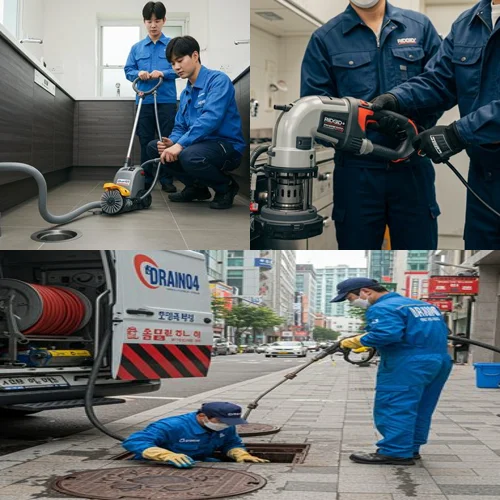지산동 하수구 뚫음 하수도 송탄역