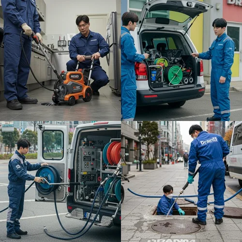  평택 가재동 싱크대 막힘 배수구 냄새 제거