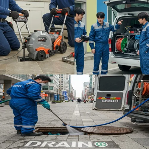 장안동 싱크대 막힘 배수구 트랩 설치