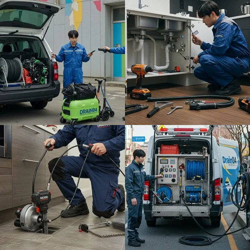 장안동 싱크대 막힘 배수구 트랩 설치
