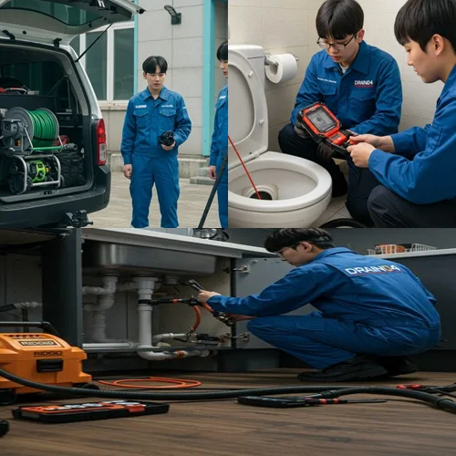 신장동 싱크대 막힘 배수구 물 안 빠짐