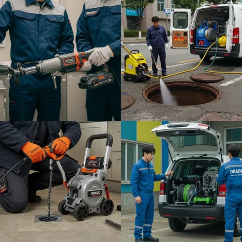 평택 하수구 고압세척 횡주관 아파트 청소