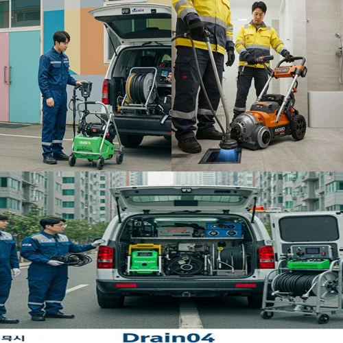 평택 하수구 고압세척 횡주관 아파트 청소