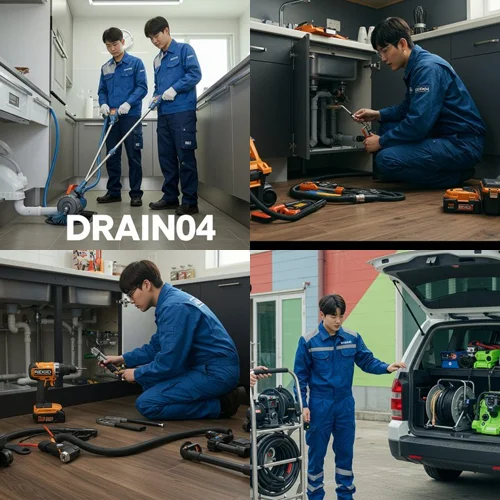 유천동 싱크대 막힘 배수구 전원주택