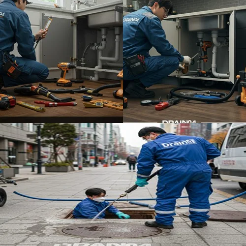 평택시 하수구 고압세척 횡주관 아파트 청소