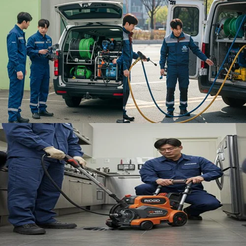 지제동 하수구 막힘 업체 긴급 출동