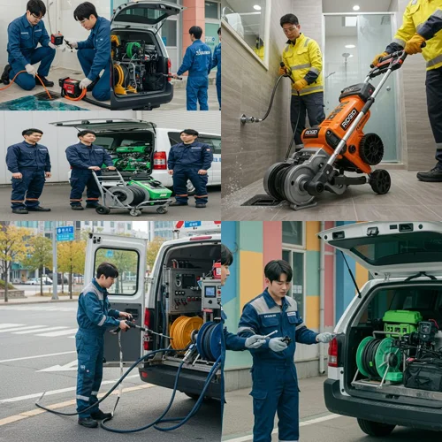 소사동 하수구 뚫음 하수도 상가 맨홀