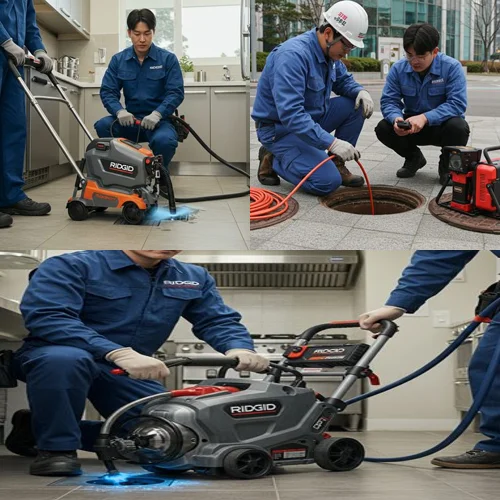 소사동 하수구 뚫음 하수도 상가 맨홀