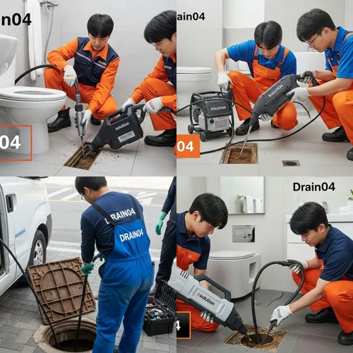 평택칠괴동 하수도막힘 공장 오수관