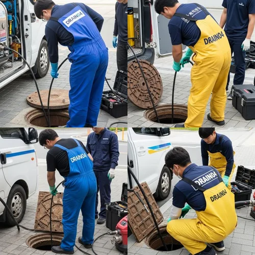 평택 하수도막힘 빗물 우수관