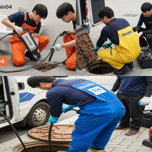 평택 하수도막힘 빗물 우수관