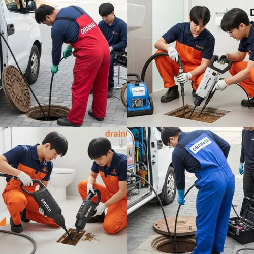 지제동 하수구 고압세척 신축 배관