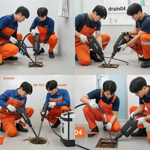 지제동 하수구 고압세척 신축 배관