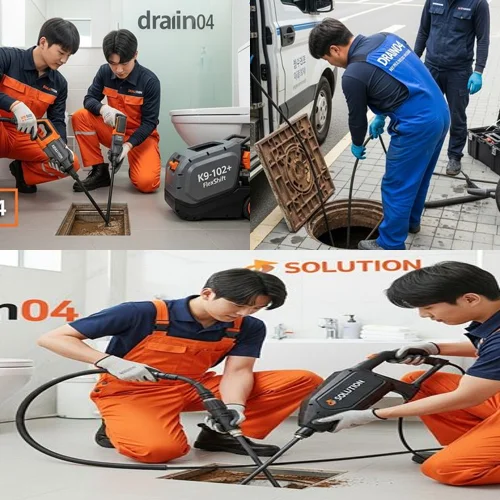 지제동 하수구 고압세척 신축 배관