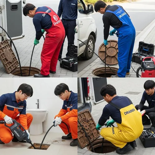 평택 하수구 고압세척 메인 배관