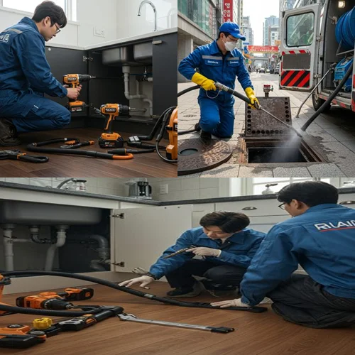 비전동 하수구 막힘 업체 학원가 상가