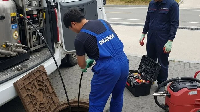 안성시 고압세척 공도읍 아파트 횡주관