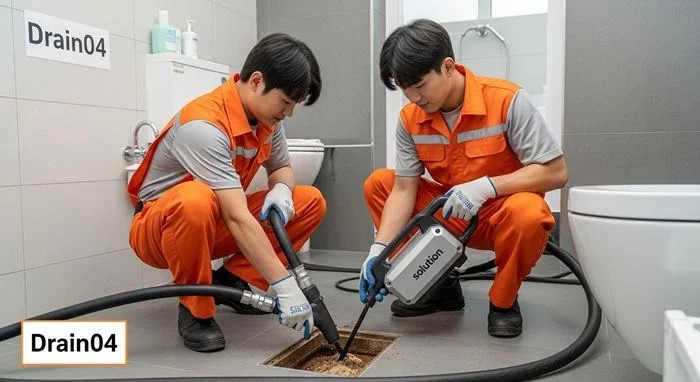 안성시 고압세척 공도읍 아파트 횡주관