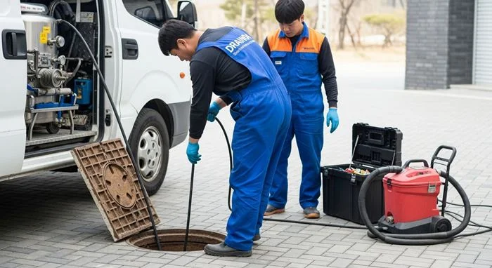 칠원동 배수구막힘 입주 아파트