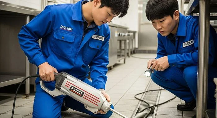 용이동 하수구막힘 평택대 인근