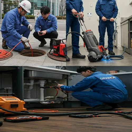 장당동 싱크대 막힘 배수구 냄새 제거