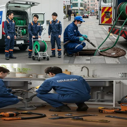 서정동 하수구 뚫음 하수도 관광특구