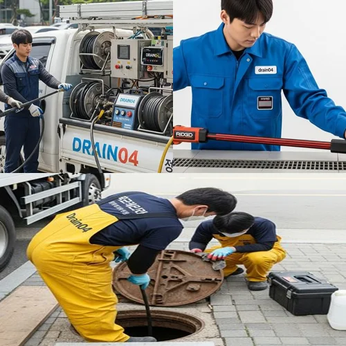 서탄면 변기막힘 야외 화장실