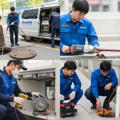 동삭동 하수구막힘 법원 앞 상가