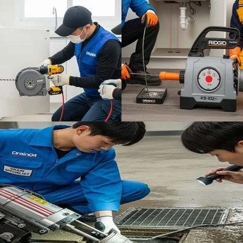 도일동 배수구막힘 트랩 설치