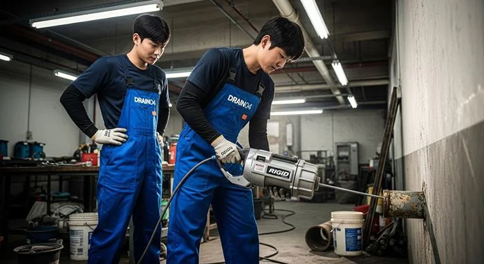 군문동 하수도막힘 빌라 필로티