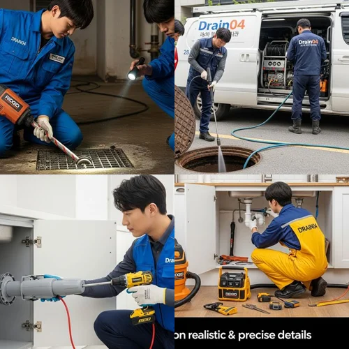 평택시 하수구뚫음 막힘 해결
