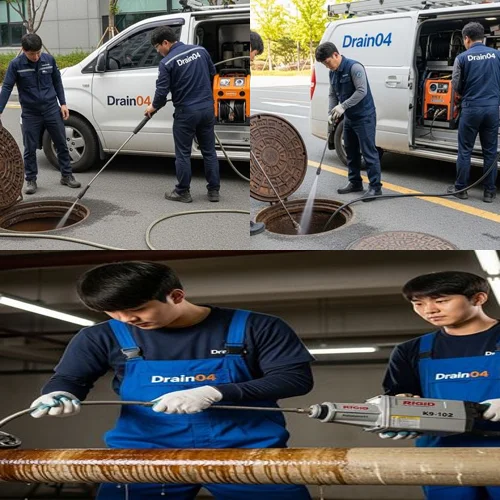 독곡동 배수구막힘 베란다 막힘